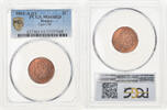 France 2 Centimes Coin, Napoleon III, Napoléon III, Paris, PCGS -