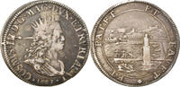 ITALIAN STATES Tollero Coin, LIVORNO, Cosimo III, Silver -