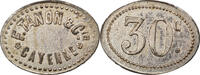 FRENCH GUIANA 30 Centimes token, Cayenne, F. Tanon et Cie -