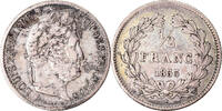 France 1/2 Franc Coin, Louis-Philippe, Lille, Silver -