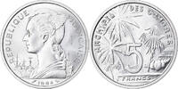 Comoros 5 Francs Coin, Paris, ESSAI, Aluminum, KM:E3 -