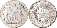 France 5 Francs Union et Force, Paris, Silver, Gadoury:563a -