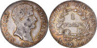 France Franc Coin, Napoléon I, Paris, Silver, KM:656.1 -