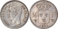 France 1/4 Franc Coin, Charles X, Lille, Silver, KM:722.12 -