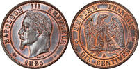 France 10 Centimes Coin, Napoleon III, Napoléon III, Paris -