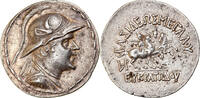Tetradrachm Baktrian Kingdom, Eukratides I, Silver -