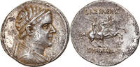 Tetradrachm Baktrian Kingdom, Eukratides I, Silver -