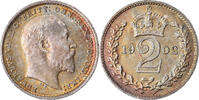 Great Britain 2 Pence Coin, Edward VII, Silver, KM:796 -