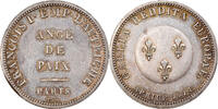 France 2 Francs Coin, François Ier, Ange de Paix, Autriche, Paris -