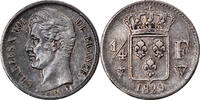 France 1/4 Franc Coin, Charles X, Lille, Silver, KM:722.12 -