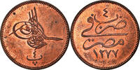 Egypt 4 Para Coin, Abdul Aziz, Bronze, KM:240 -