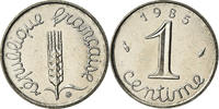 France Centime Coin, Épi, Paris, Stainless Steel, KM:928 -