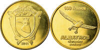 French Colonies 100 Francs Coin, FRENCH COLONIES, Aluminum-Bronze -