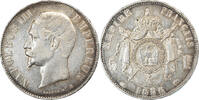 France 5 Francs Coin, Napoleon III, Paris, KM 782.1 -