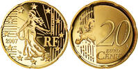 France 20 Euro Cent Paris, Proof, Brass, Gadoury:5a., KM:1411 -