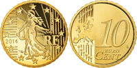 France 10 Euro Cent Paris, Proof, Brass, Gadoury:4b., KM:1410 -