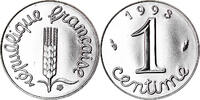 France Centime Coin, Épi, Paris, Proof, Stainless Steel -