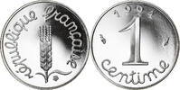 France Centime Coin, Épi, Paris, Proof, Stainless Steel -