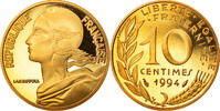 France 10 Centimes Coin, Marianne, Paris, Proof -