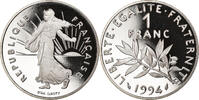 France Franc Coin, Semeuse, Paris, Proof, Nickel -