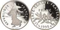 France Franc Coin, Semeuse, Paris, Proof, Nickel, KM:925.1 -