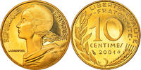 France 10 Centimes Coin, Marianne, Paris, Proof -