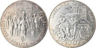 France 100 Francs Coin, Libération de Paris, Silver -
