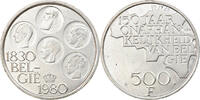 Belgium 500 Francs, 500 Frank Coin, Baudouin I, Brussels -