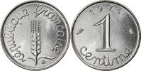 France Centime Coin, Épi, Paris, Stainless Steel, KM:928 -