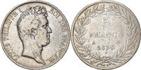 France 5 Francs Coin, Louis-Philippe, Paris, Silver -