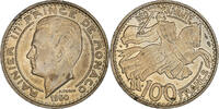 Monaco 100 Francs, Cent Coin, Rainier III, Copper-nickel -