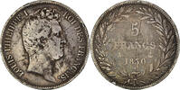 France 5 Francs Coin, Louis-Philippe, Paris, Silver, KM:736.1 -