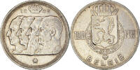 Belgium 100 Francs, 100 Frank Coin, Régence Prince Charles -
