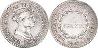 ITALIAN STATES Franco Coin, LUCCA, Florence, Silver, KM:23 -