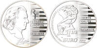 France 1-1/2 Euro Fryderyk Chopin, Paris, Proof, Silver -