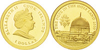 Cook Islands Dollar Coin, Elizabeth II, Gold, KM:706 -