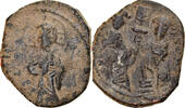 Follis Coin, Constantine X, Constantinople, Copper -