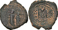 Follis Coin, Heraclius, with Heraclius Constantine, Nicomedia -