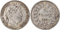 France Franc Coin, Louis-Philippe, Paris, Silver, KM:748.1 -