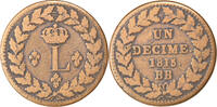 France Decime 1815 Strasbourg Coin, Louis XVIII, Strasbourg, Variety, Br... 43,95 EUR  plus 4,95 EUR verzending