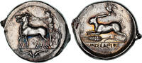 Tetradrachm Sicily, Messana, Silver, NGC -