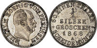 German States 1/2 Neu-Groschen, 5 Pfennig Coin, PRUSSIA, Wilhelm I -