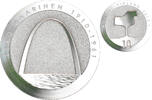 Finland 10 Euro Eero Saarinen, Vantaa, Proof, Silver, KM:151 -