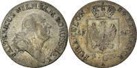 German States 4 Groschen Coin, PRUSSIA, Friedrich Wilhelm II, Berlin -