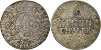 German States 1/12 Thaler, Doppelgroschen Coin, SAXONY-ALBERTINE, Friedrich August III, 1/12 Thaler -