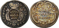 German States 1/48 Thaler Coin, WURTTEMBERG, Karl Eugen -
