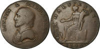 Great Britain Halfpenny Token Coin, Middlesex, London & Middlesex -