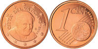 VATICAN CITY Euro Cent Copper Plated Steel, KM:375 -