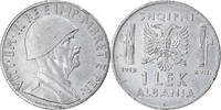 Albania Lek Coin, Vittorio Emanuele III, Rome, Stainless -