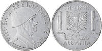 Albania 0.20 Lek Coin, Vittorio Emanuele III, Rome, Stainless -